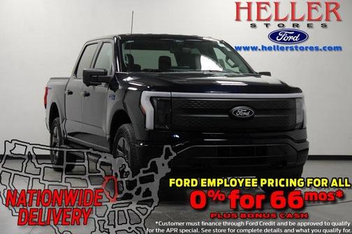 Antimatter Blue Metallic 2025 Ford F-150 Lightning Flash