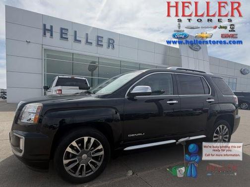 Ebony Twilight Metallic 2017 GMC Terrain Denali
