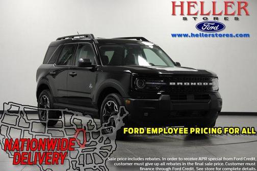 Shadow Black 2026 Ford Bronco Sport Outer Banks