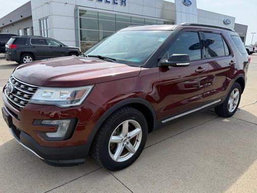 Orange 2016 Ford Explorer XLT