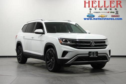 Pure White 2021 Volkswagen Atlas 3.6L SEL