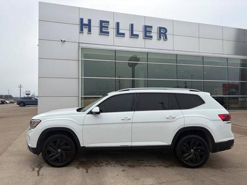 Pure White 2021 Volkswagen Atlas 3.6L SEL