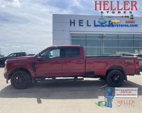 Rapid Red Metallic Tinted Clearcoat 2024 Ford F-350 Lariat Super Duty