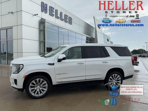 White Frost Tri-Coat 2024 GMC Yukon Denali
