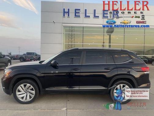 Deep Black Pearl Effect 2021 Volkswagen Atlas 3.6 V6 SEL