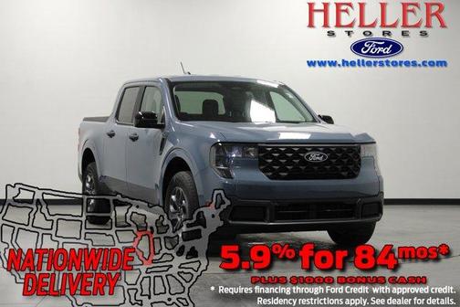 Azure Gray Metallic 2025 Ford Maverick XLT