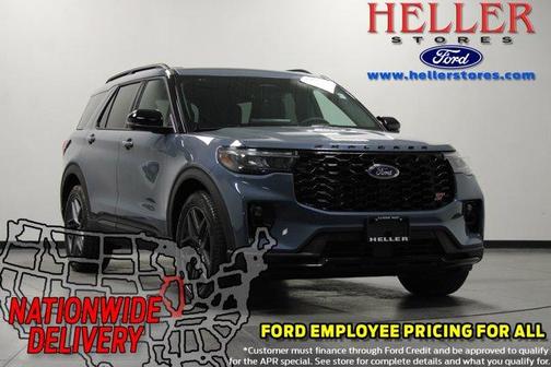 Vapor Blue Metallic 2026 Ford Explorer ST