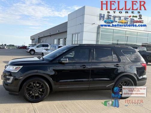 Shadow Black 2017 Ford Explorer XLT