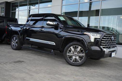 Midnight Black Metallic 2023 Toyota Tundra Hybrid Capstone