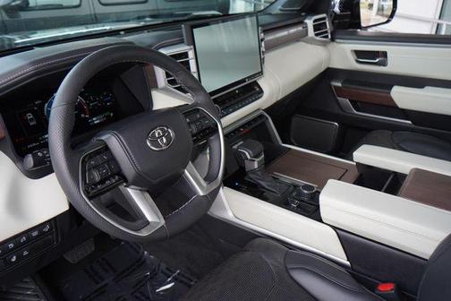Midnight Black Metallic 2023 Toyota Tundra Hybrid Capstone