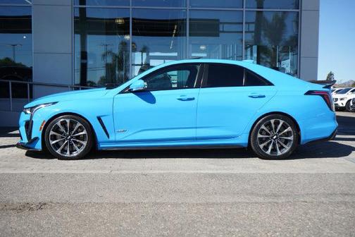 Electric Blue 2022 Cadillac CT4-V V-Series Blackwing