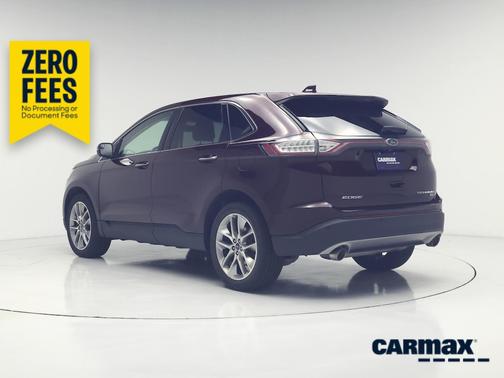Burgundy 2018 Ford Edge Titanium