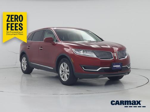 Red 2017 Lincoln MKX Premier