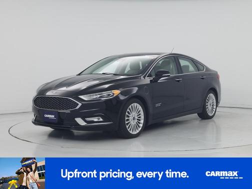 Black 2017 Ford Fusion Energi Platinum