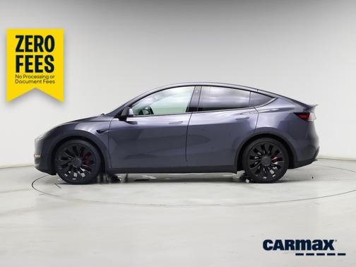 Gray 2022 Tesla Model Y Performance
