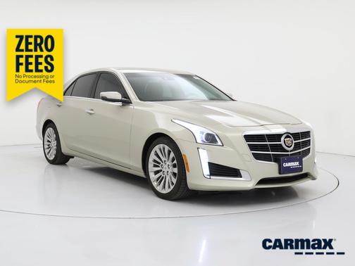 Tan 2014 Cadillac CTS Luxury