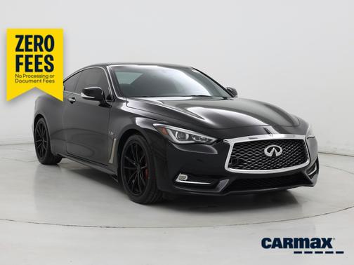 Black 2017 INFINITI Q60 Red Sport 400