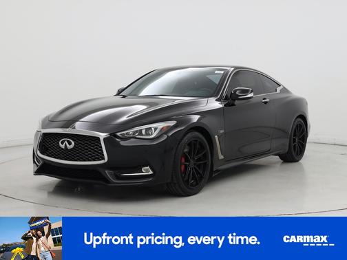 Black 2017 INFINITI Q60 Red Sport 400