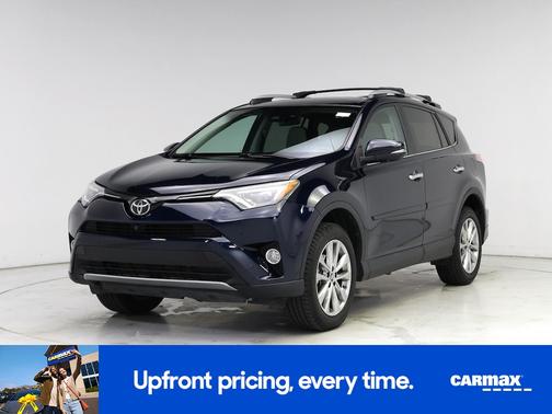 Blue 2017 Toyota RAV4 Limited