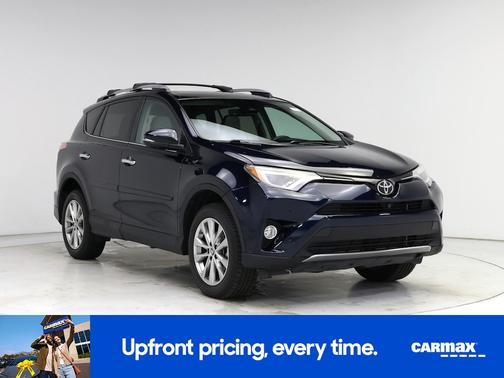 Blue 2017 Toyota RAV4 Limited