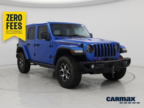 Blue 2022 Jeep Wrangler Unlimited Rubicon