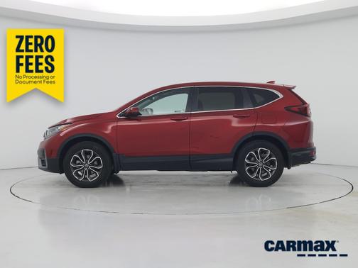 Burgundy 2021 Honda CR-V EX-L