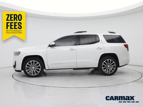 White 2021 GMC Acadia Denali