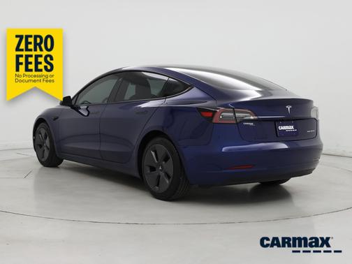 Blue 2021 Tesla Model 3 Long Range