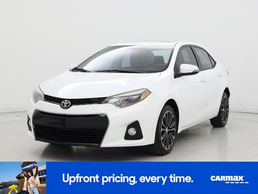 White 2015 Toyota Corolla S Plus