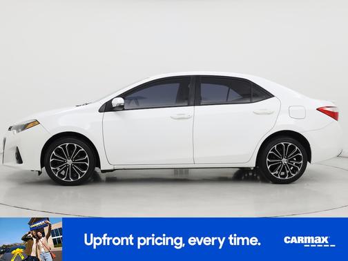 White 2015 Toyota Corolla S Plus