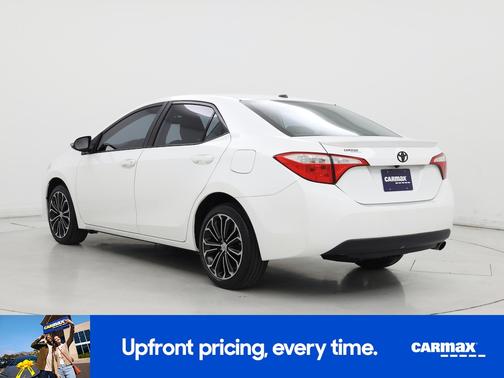 White 2015 Toyota Corolla S Plus