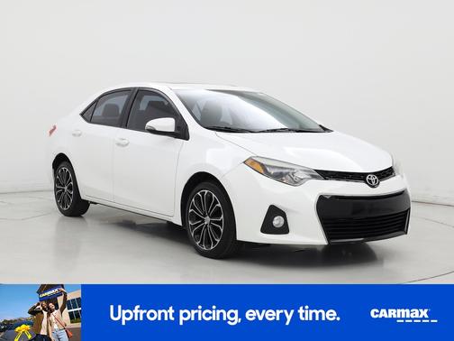 White 2015 Toyota Corolla S Plus