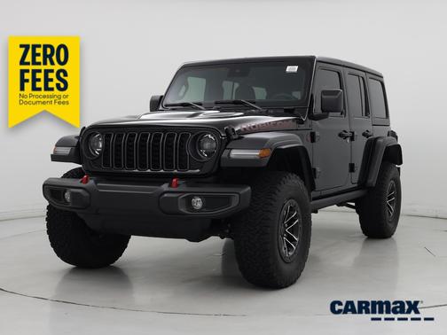 Black 2024 Jeep Wrangler Rubicon X