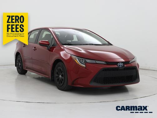 Red 2022 Toyota Corolla Hybrid LE