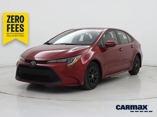 Red 2022 Toyota Corolla Hybrid LE