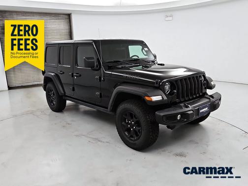 Black 2021 Jeep Wrangler Unlimited Willys