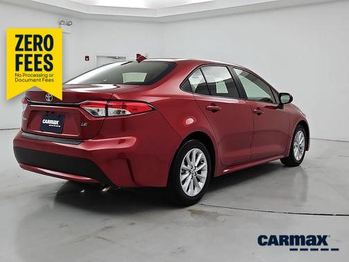 Red 2021 Toyota Corolla LE