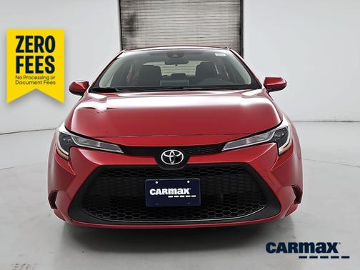 Red 2021 Toyota Corolla LE