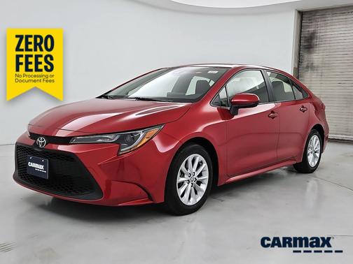 Red 2021 Toyota Corolla LE