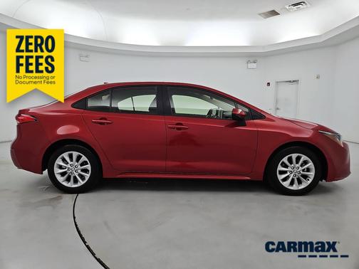 Red 2021 Toyota Corolla LE