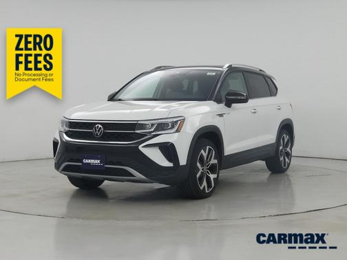White 2023 Volkswagen Taos SEL