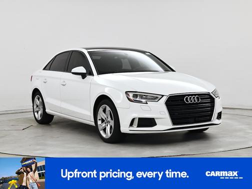 White 2018 Audi A3 Premium