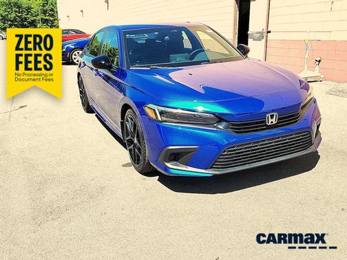 Blue 2022 Honda Civic Sport