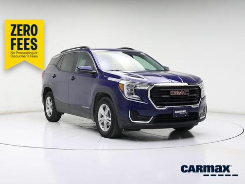 Blue 2023 GMC Terrain SLE