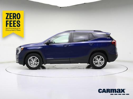 Blue 2023 GMC Terrain SLE