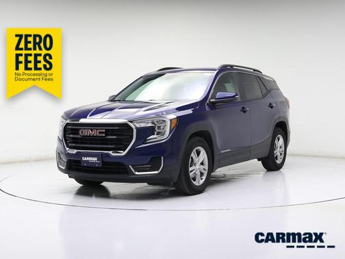 Blue 2023 GMC Terrain SLE