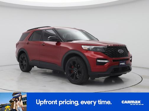 Red 2020 Ford Explorer ST