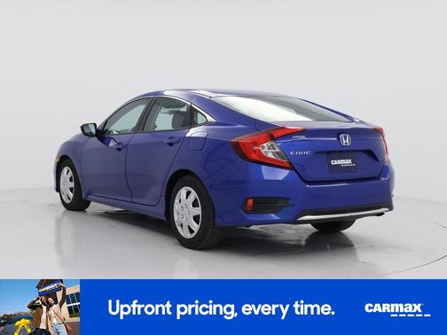 Blue 2021 Honda Civic LX