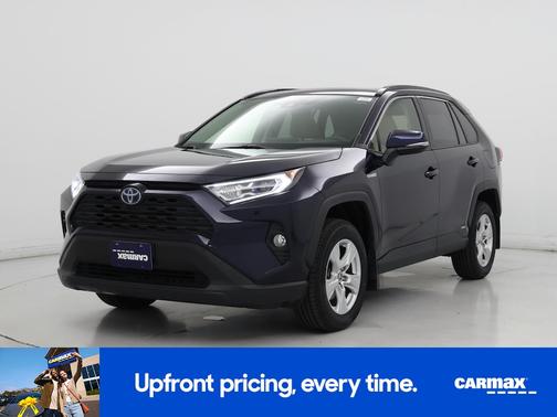 Blue 2021 Toyota RAV4 Hybrid XLE