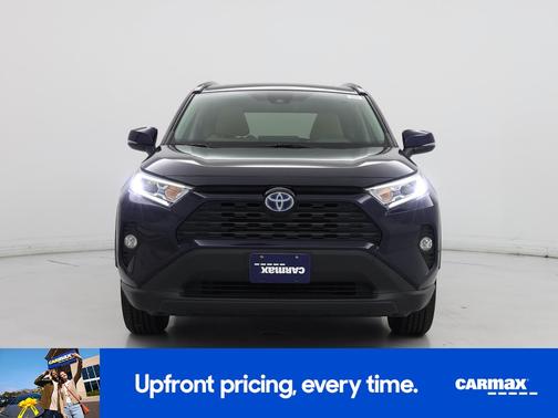 Blue 2021 Toyota RAV4 Hybrid XLE